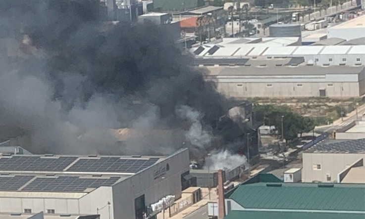 Imagen facilitada por bomberos del CEIS
